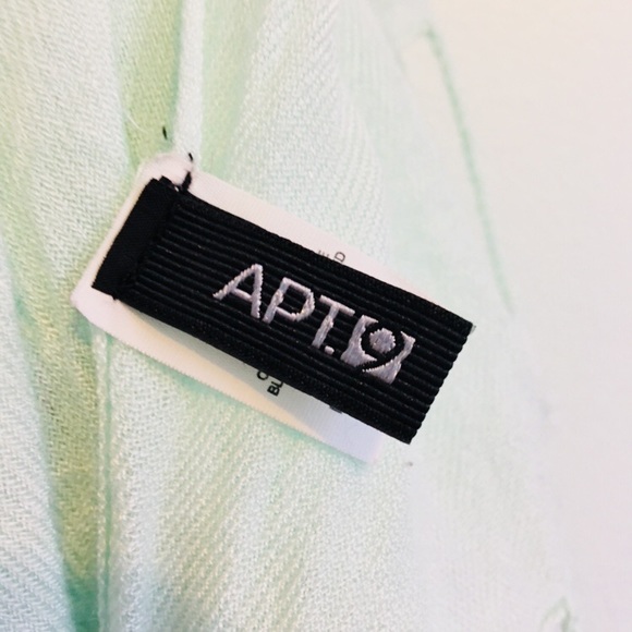 Light Turquoise Scarf with Tassels - Picture 6 of 6